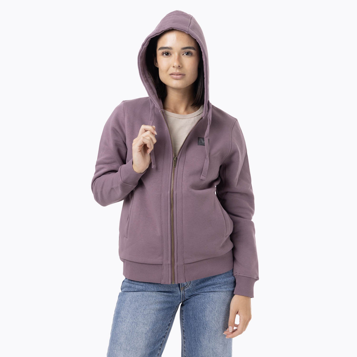 Poleron Mujer Fz Hoodie Morado Merrell