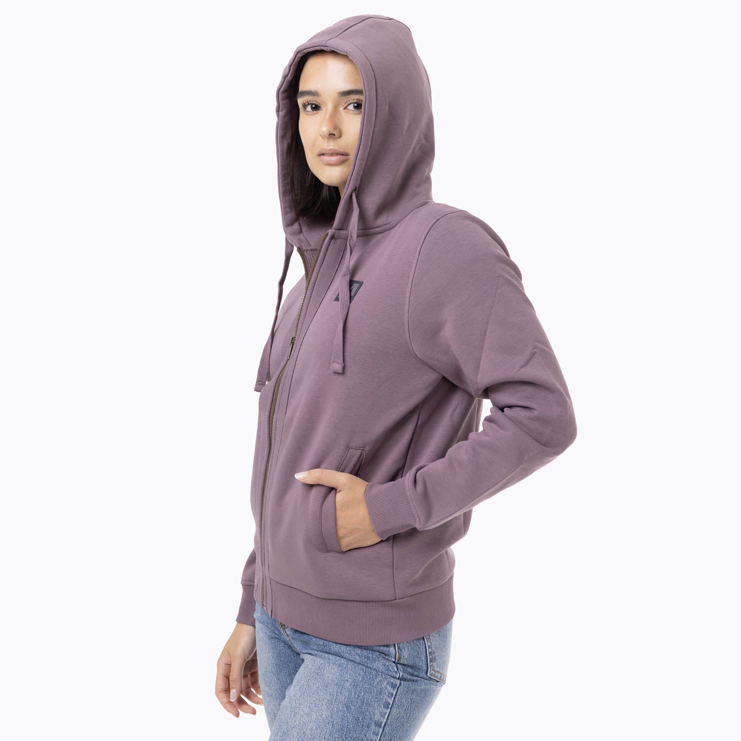 Poleron Mujer Fz Hoodie Morado Merrell
