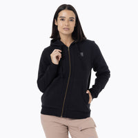 Poleron Mujer Fz Hoodie Negro Merrell