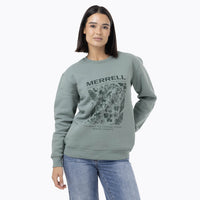 Poleron Mujer Cotton Bloom Verde Merrell