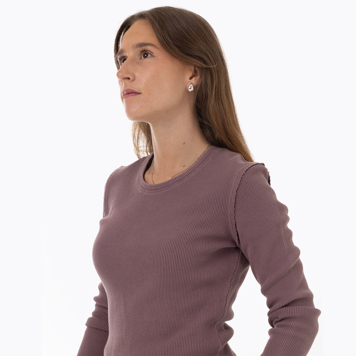 Polera Manga Larga Mujer Oslo Morado Merrell