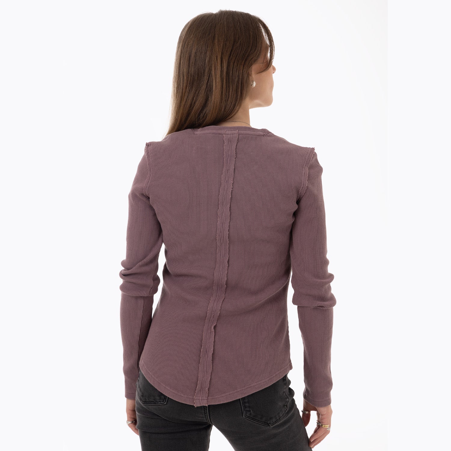 Polera Manga Larga Mujer Oslo Morado Merrell