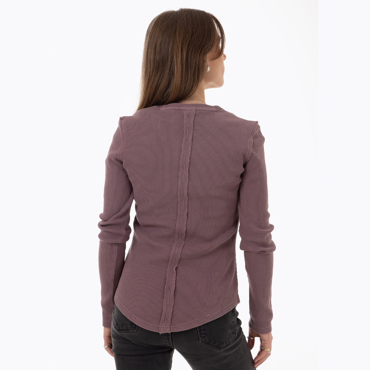 Polera Manga Larga Mujer Oslo Morado Merrell