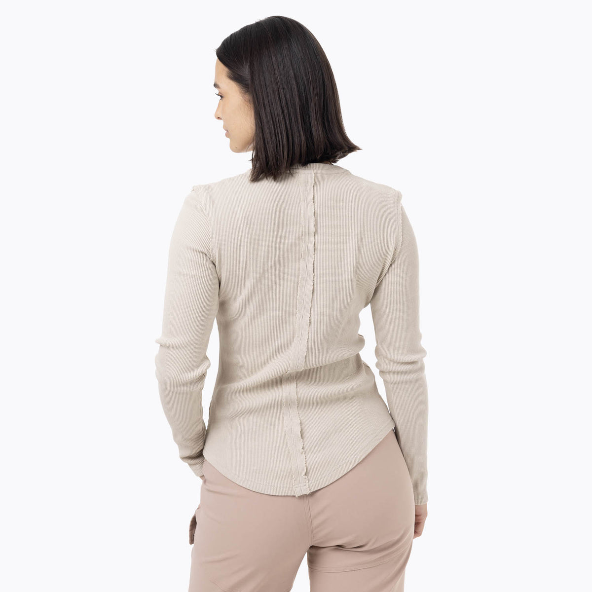 Polera Manga Larga Mujer Oslo Beige Merrell