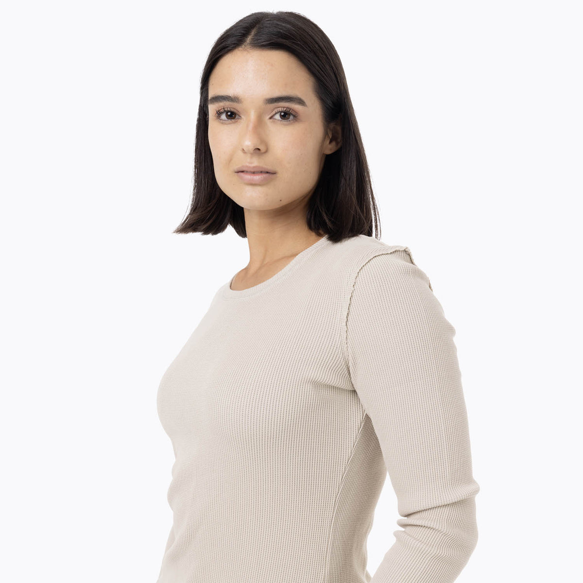 Polera Manga Larga Mujer Oslo Beige Merrell