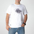 Polera Hombre Fireflies Bike & Lines Blanca Merrell