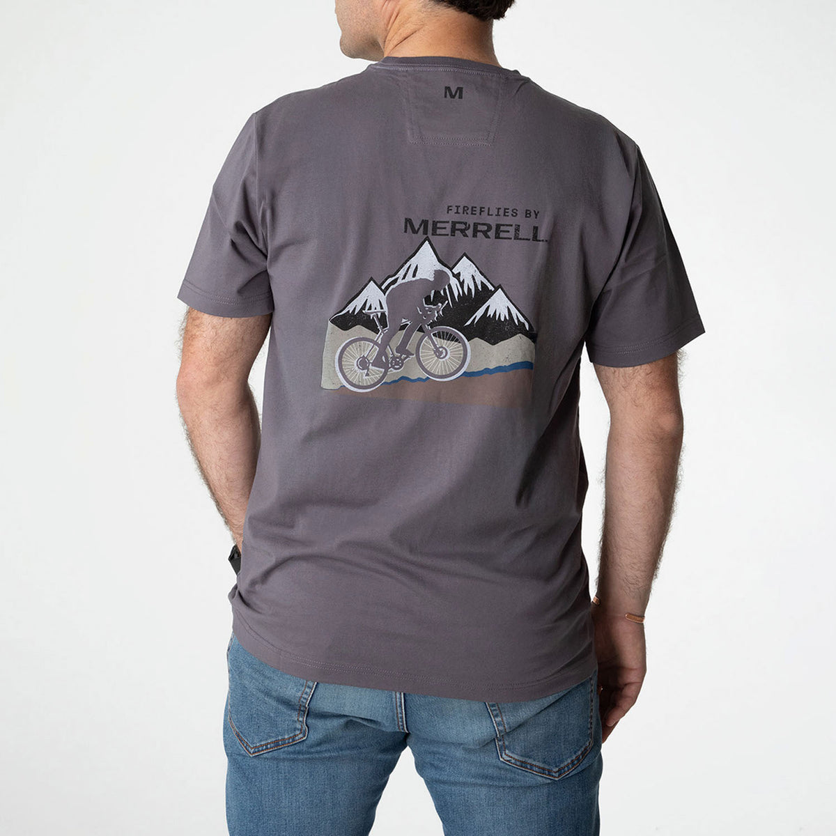 Polera Hombre Fireflies Hill Up Azul Merrell