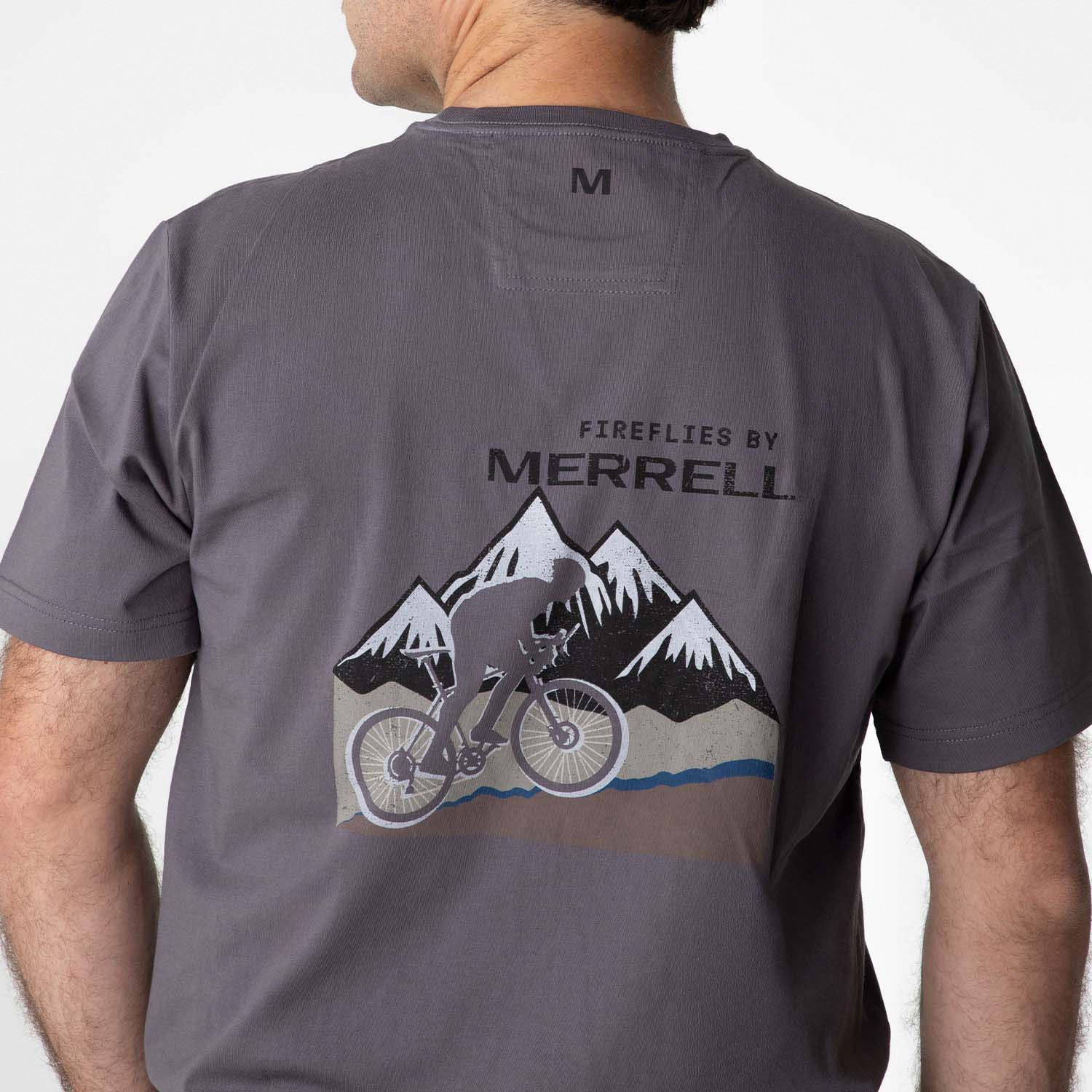 Polera Hombre Fireflies Hill Up Azul Merrell