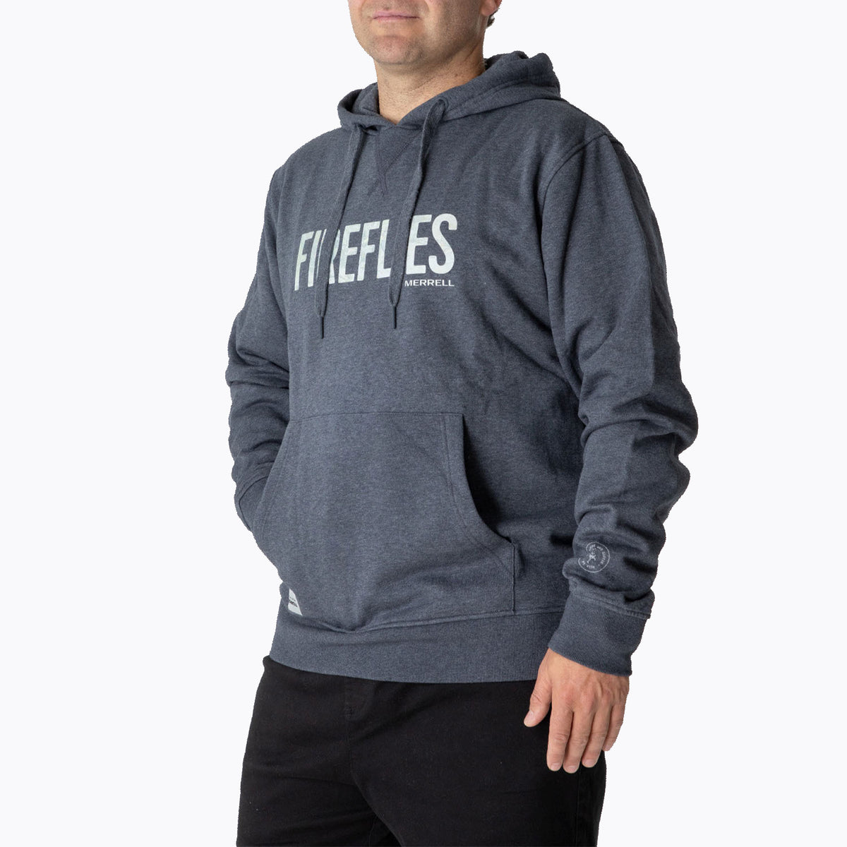 Poleron Unisex Front Fireflies Azul Merrell