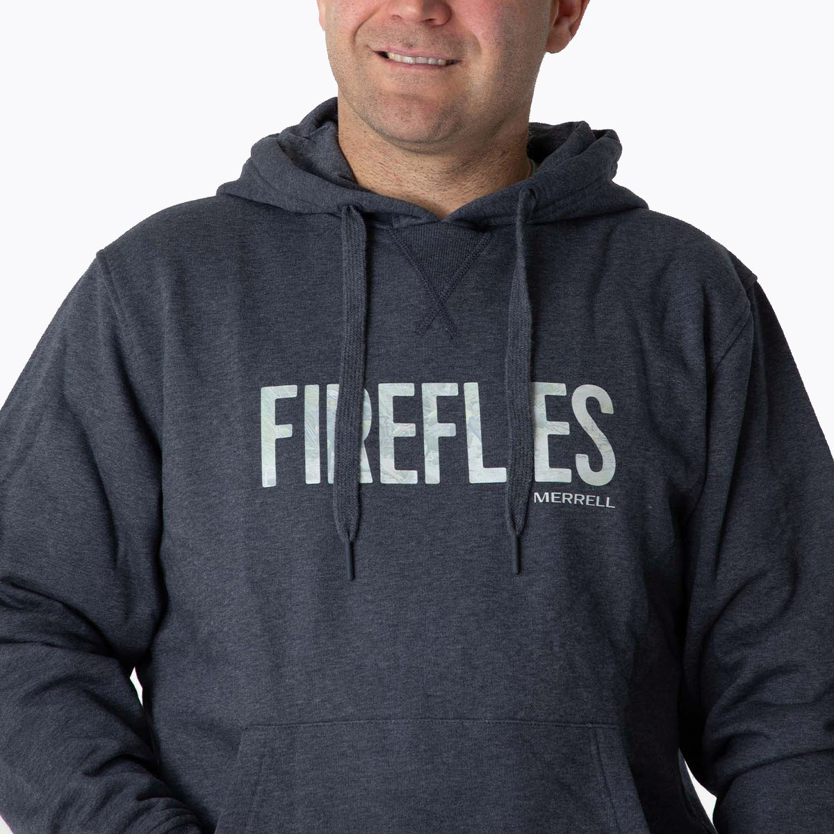 Poleron Unisex Front Fireflies Azul Merrell