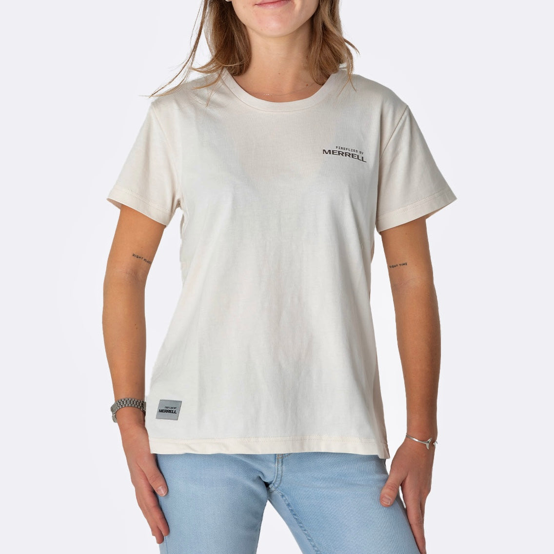 Polera Mujer Fireflies Bike Crema Merrell