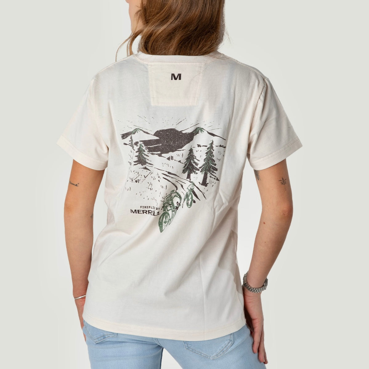 Polera Mujer Fireflies Bike Crema Merrell