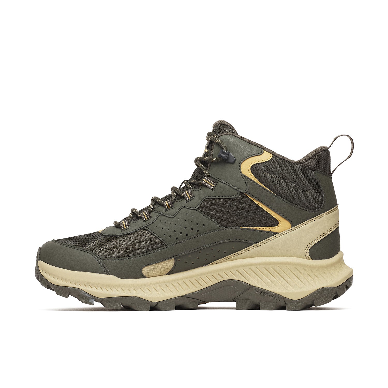 Botin Hombre Speed Strike 2 Mid Waterproof Verde Merrell