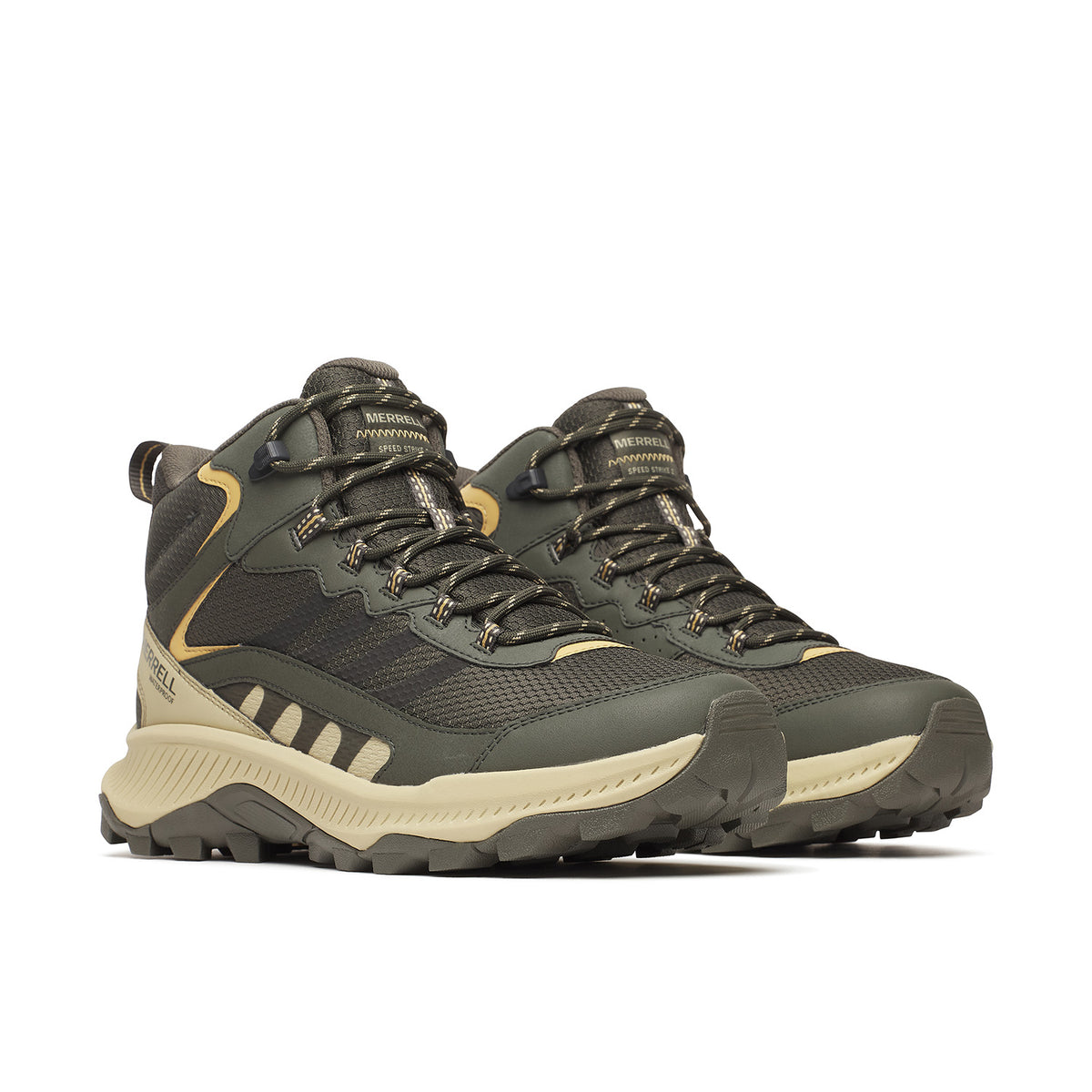 Botin Hombre Speed Strike 2 Mid Waterproof Verde Merrell