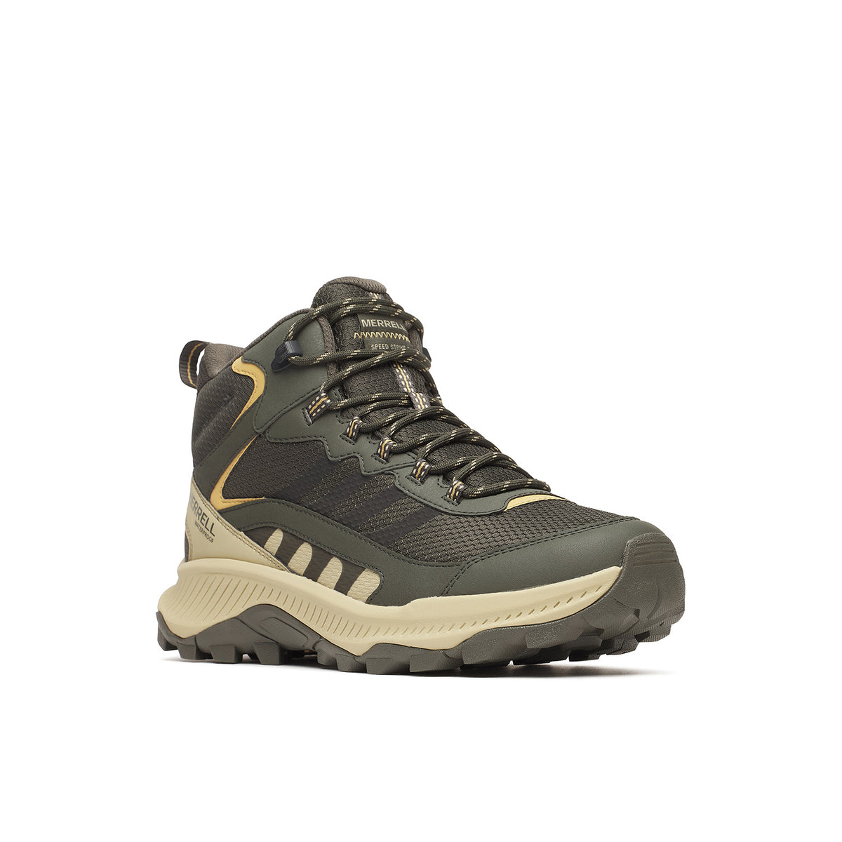Botin Hombre Speed Strike 2 Mid Waterproof Verde Merrell