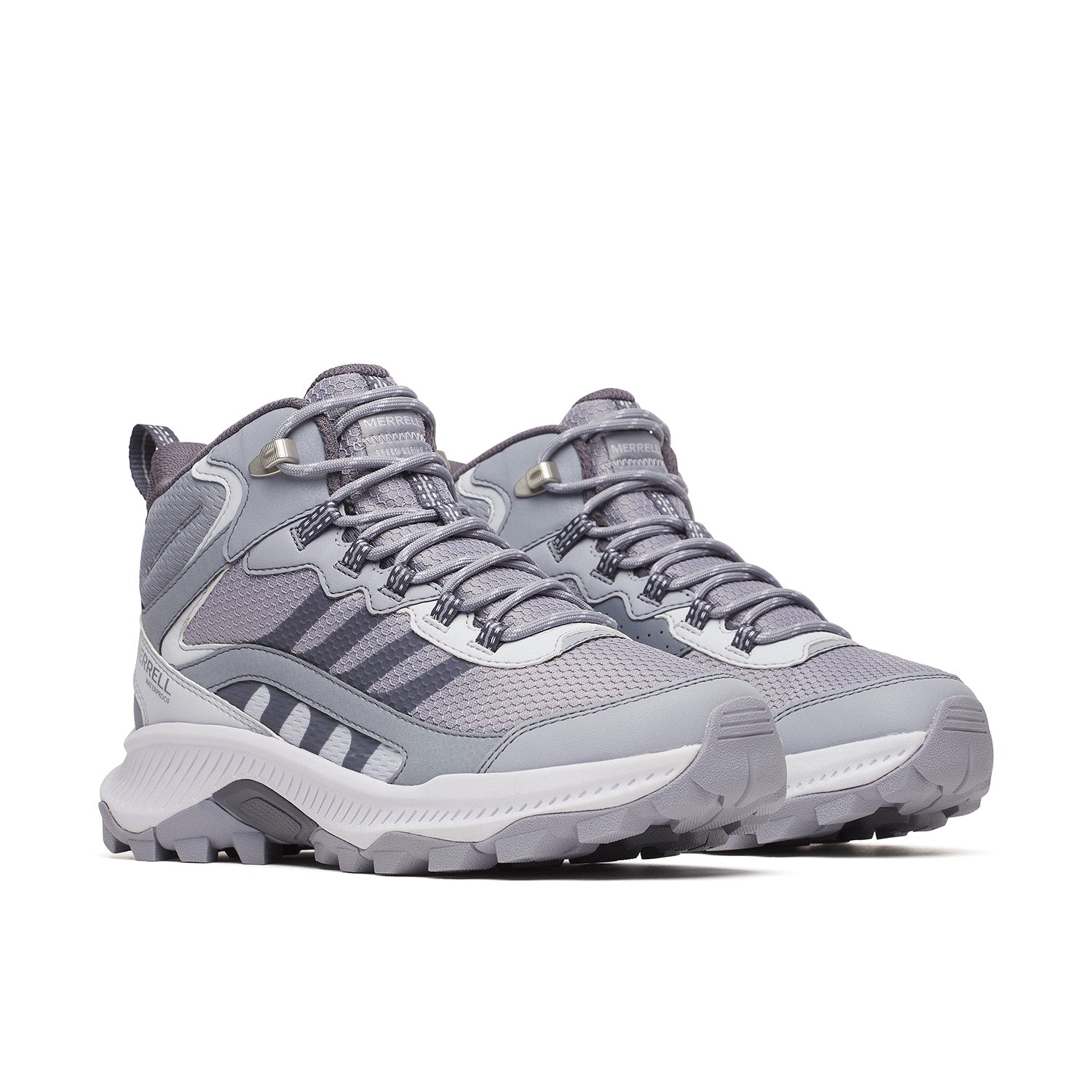 Botin Mujer Speed Strike 2 Mid Waterproof Gris Merrell