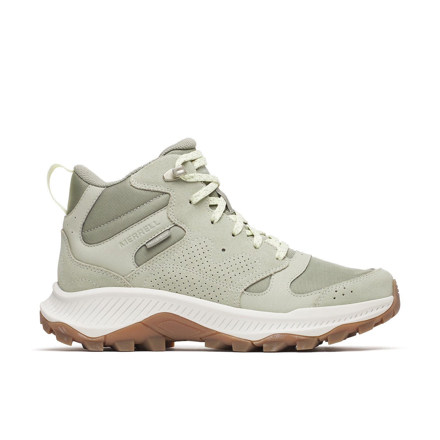 Botin Mujer Tempo Sol Mid Waterproof Verde Claro Merrell