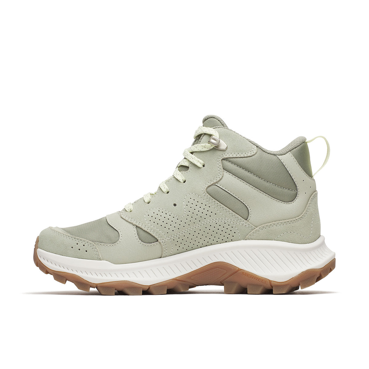 Botin Mujer Tempo Sol Mid Waterproof Verde Claro Merrell