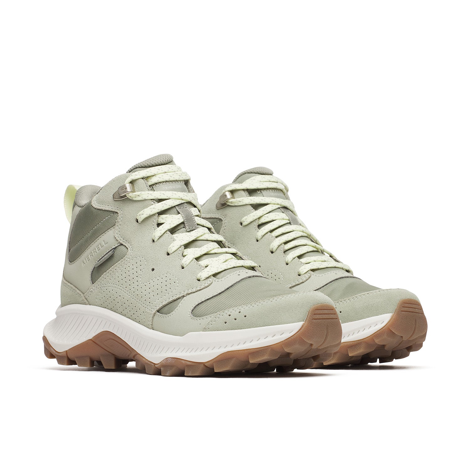 Botin Mujer Tempo Sol Mid Waterproof Verde Claro Merrell