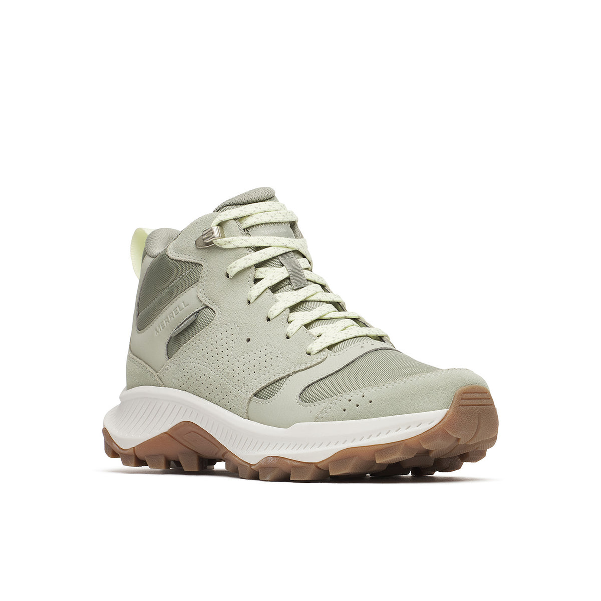 Botin Mujer Tempo Sol Mid Waterproof Verde Claro Merrell