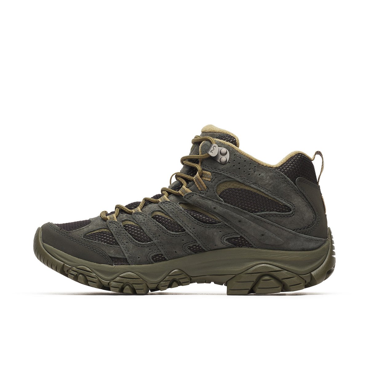 Botin Hombre Moab 3 Mid Waterproof Verde Merrell