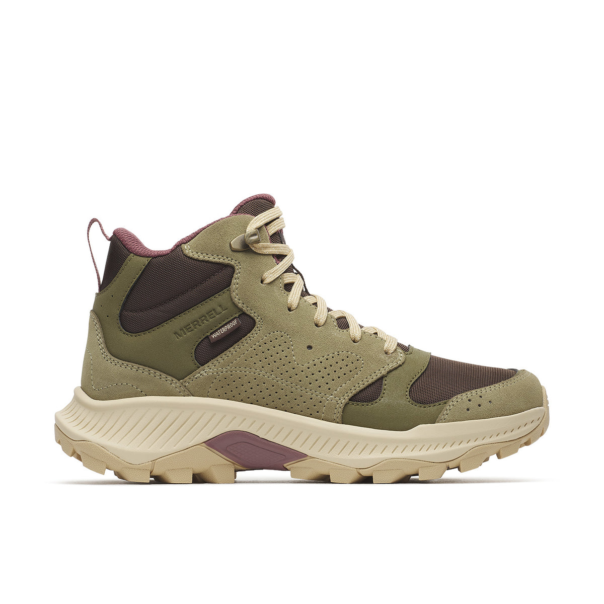 Botín Mujer Tempo Sol Mid Waterproof Verde Oscuro Merrell