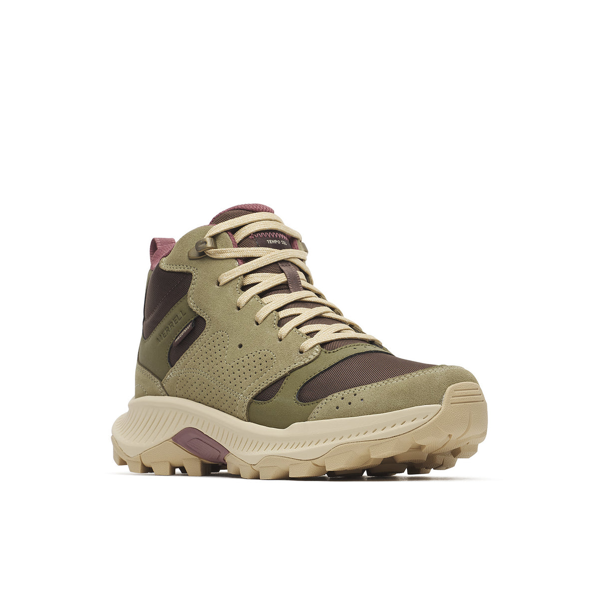 Botín Mujer Tempo Sol Mid Waterproof Verde Oscuro Merrell