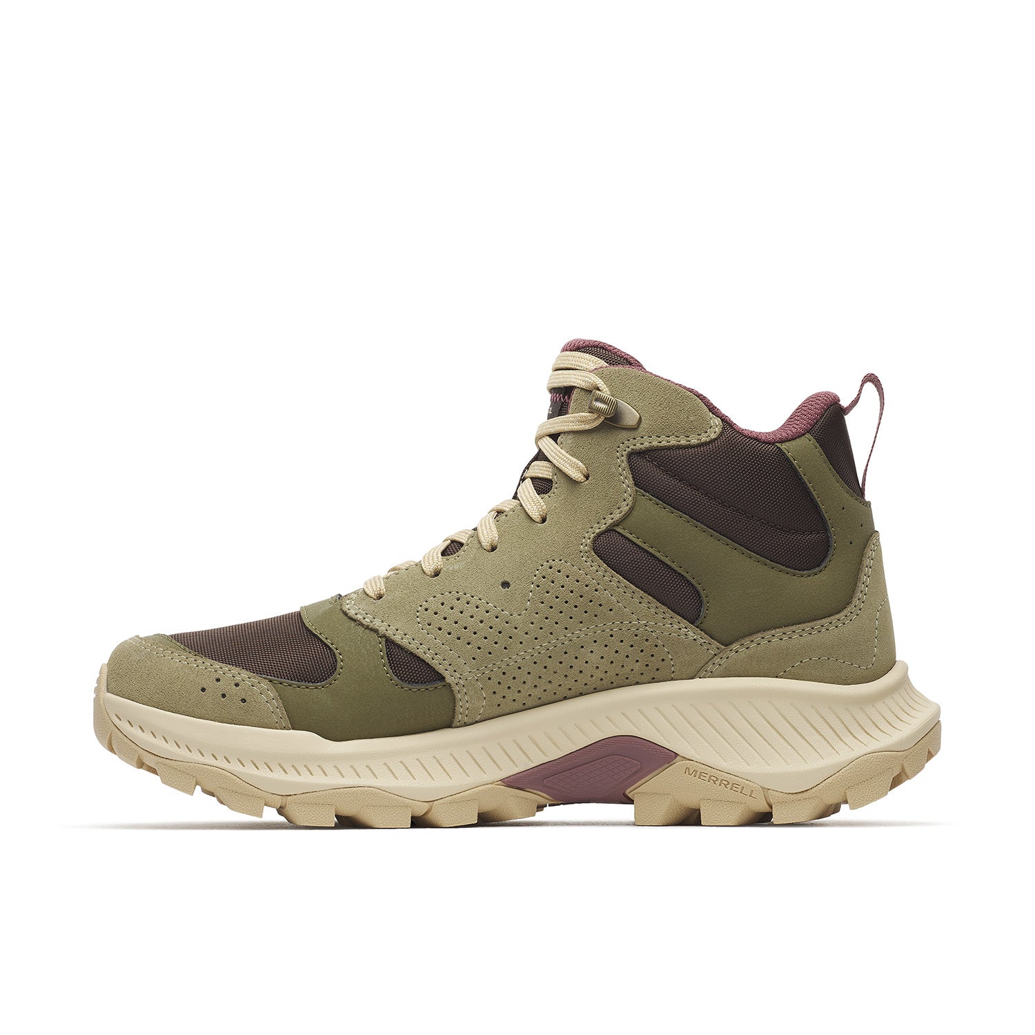 Botín Mujer Tempo Sol Mid Waterproof Verde Oscuro Merrell