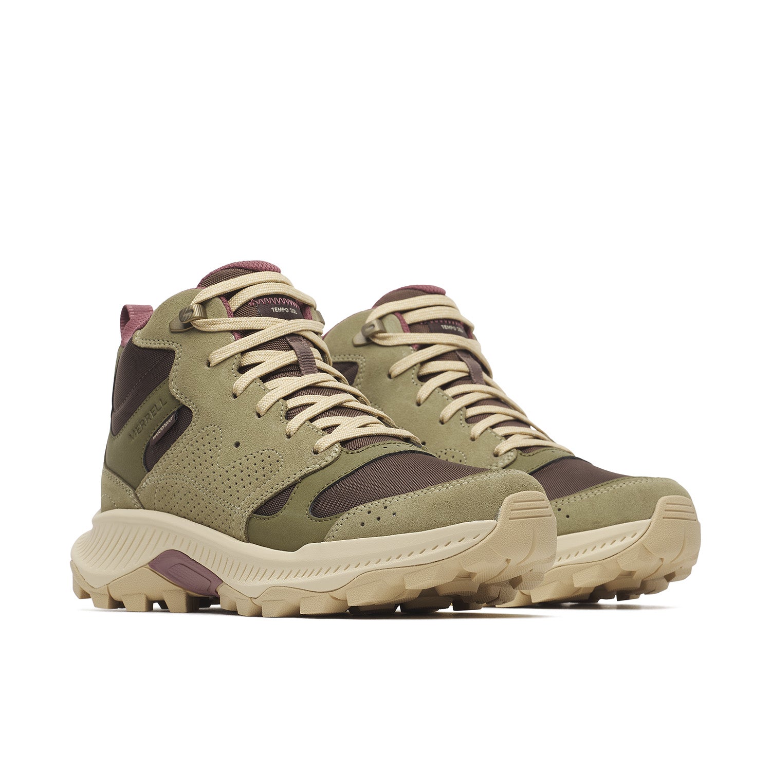 Botín Mujer Tempo Sol Mid Waterproof Verde Oscuro Merrell