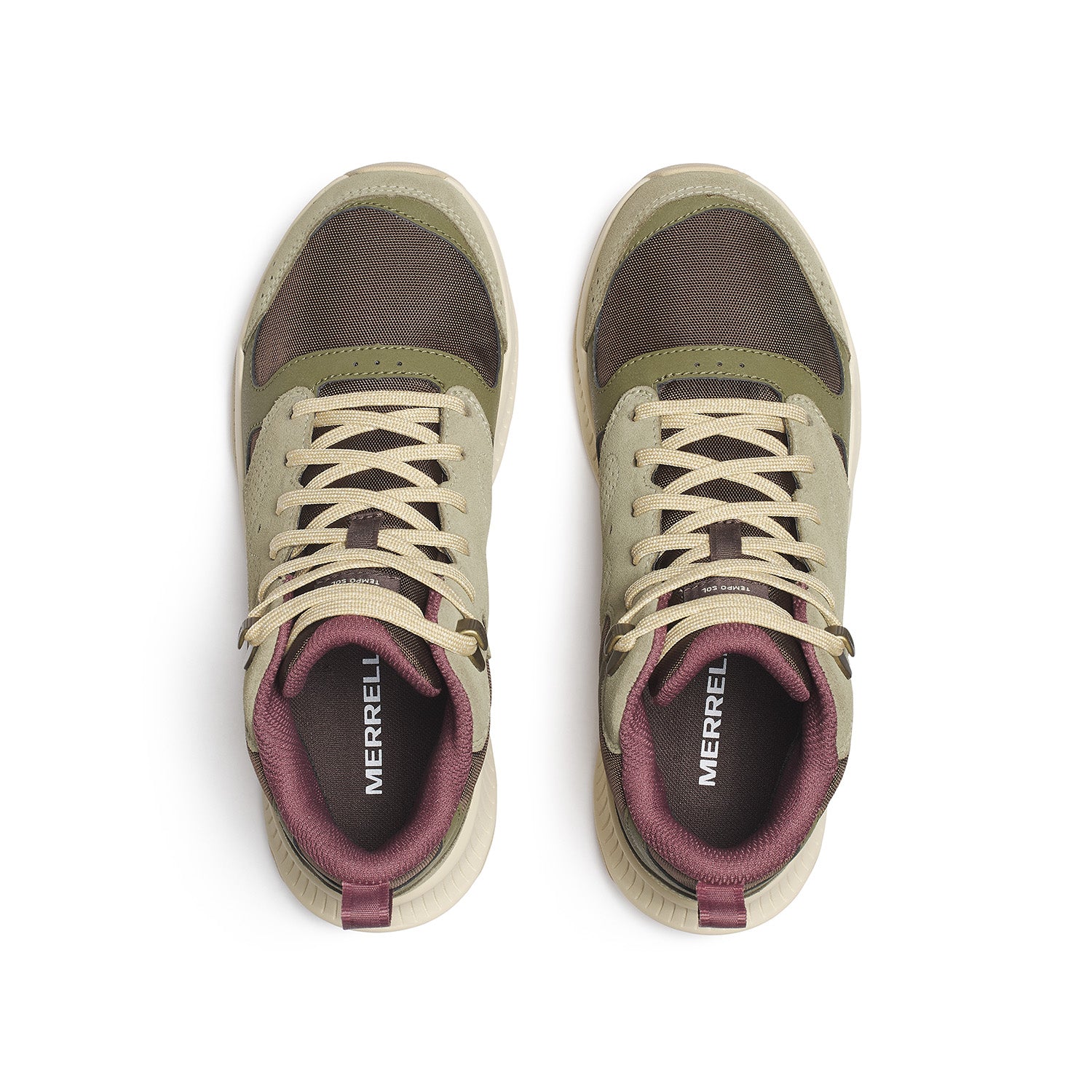 Botín Mujer Tempo Sol Mid Waterproof Verde Oscuro Merrell