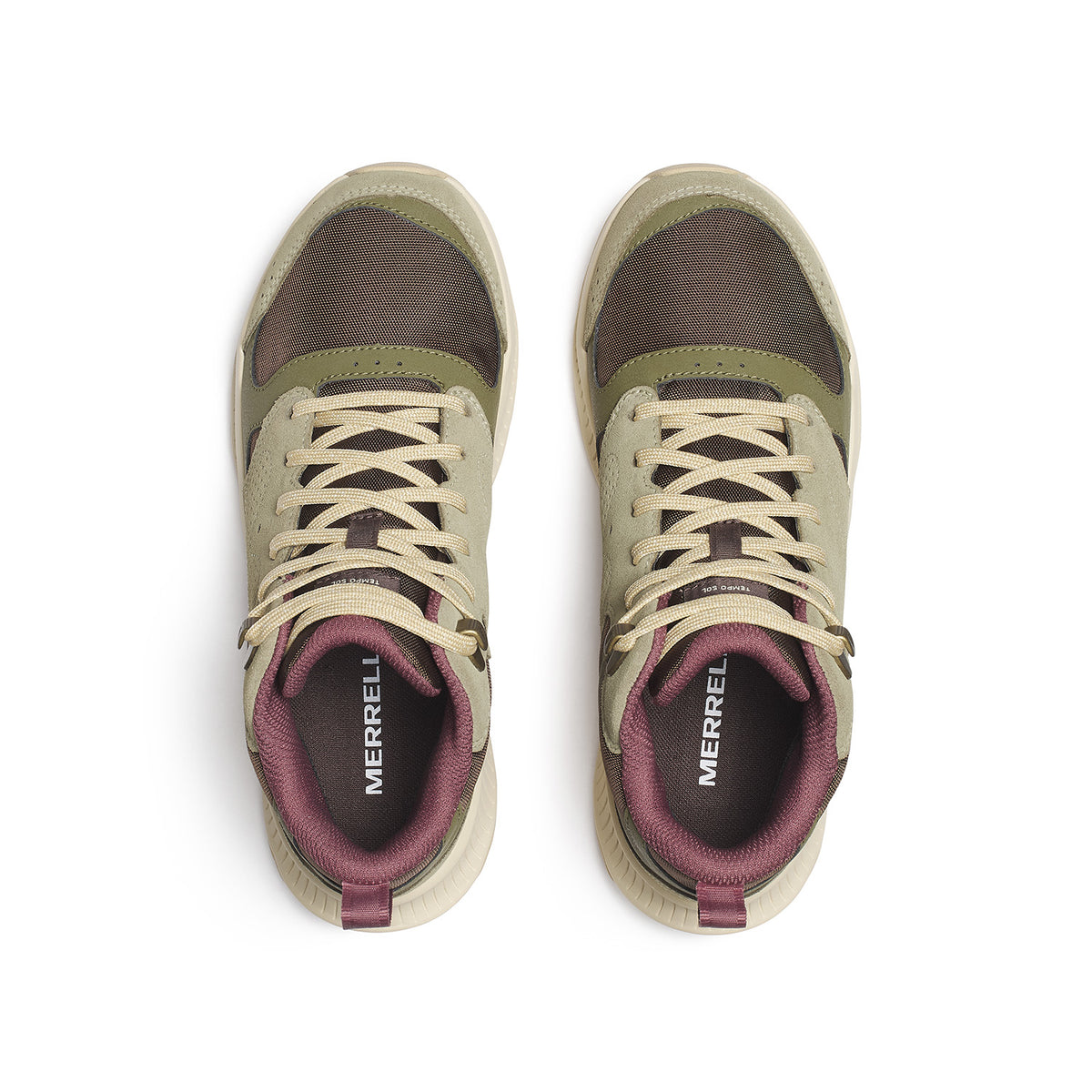 Botín Mujer Tempo Sol Mid Waterproof Verde Oscuro Merrell