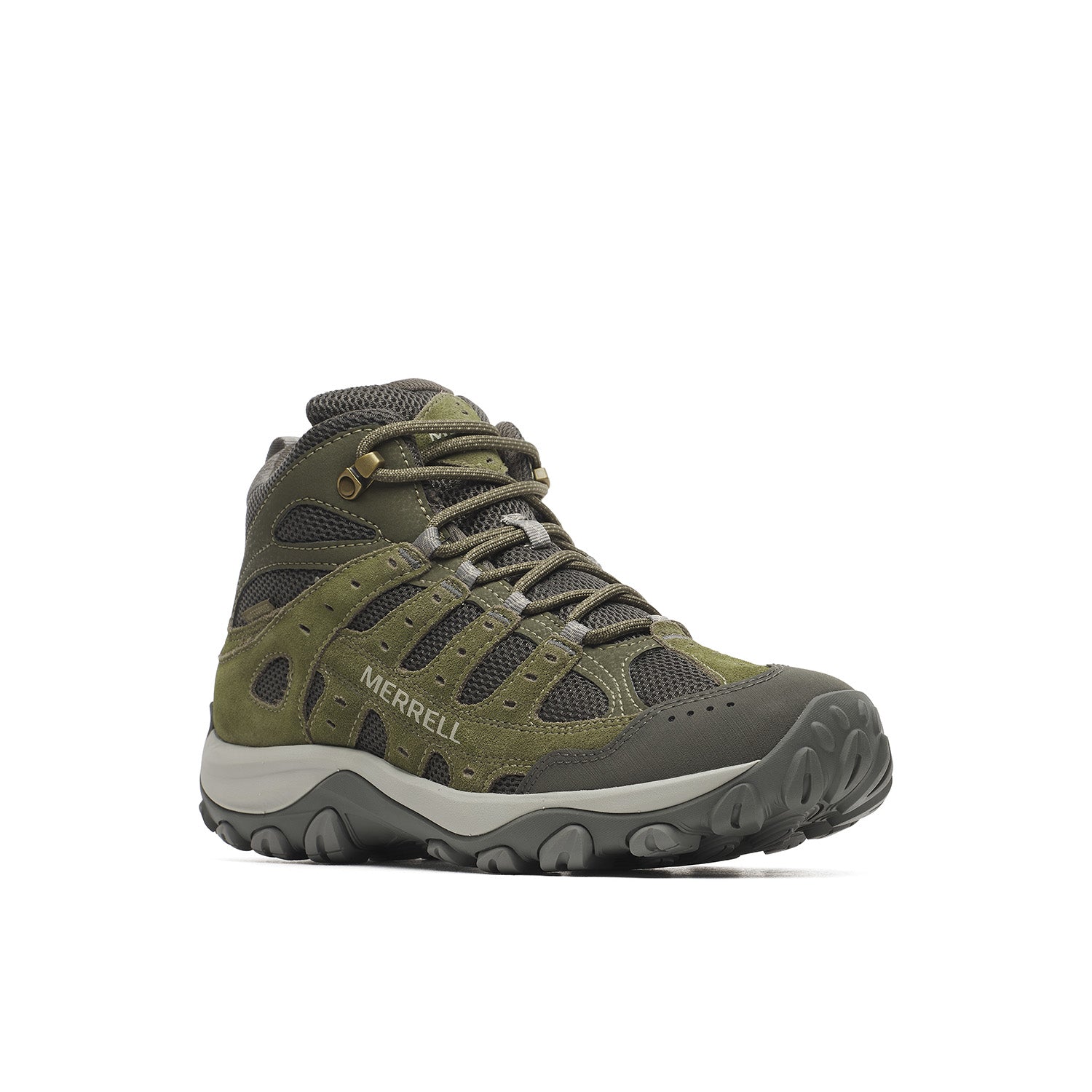 Botín Hombre Accentor 4 Mid Waterproof Verde Merrell