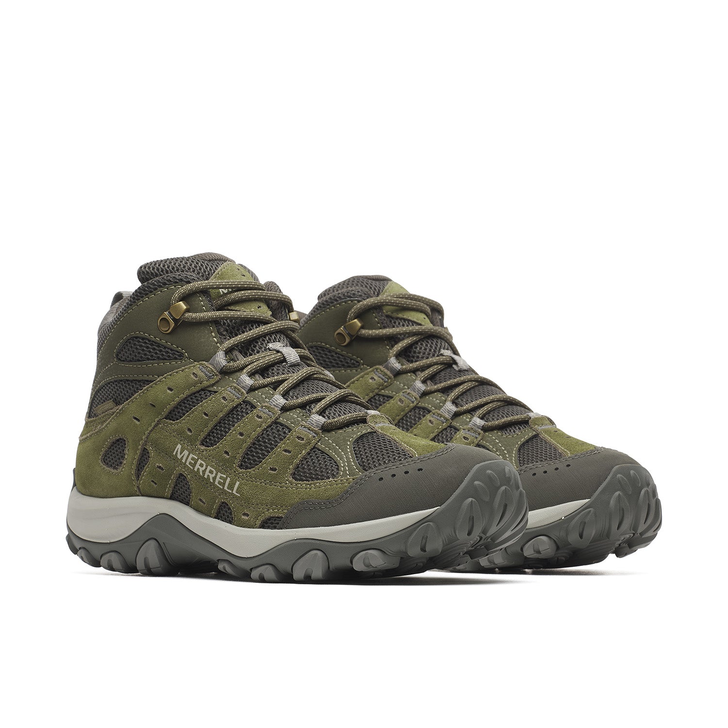 Botín Hombre Accentor 4 Mid Waterproof Verde Merrell