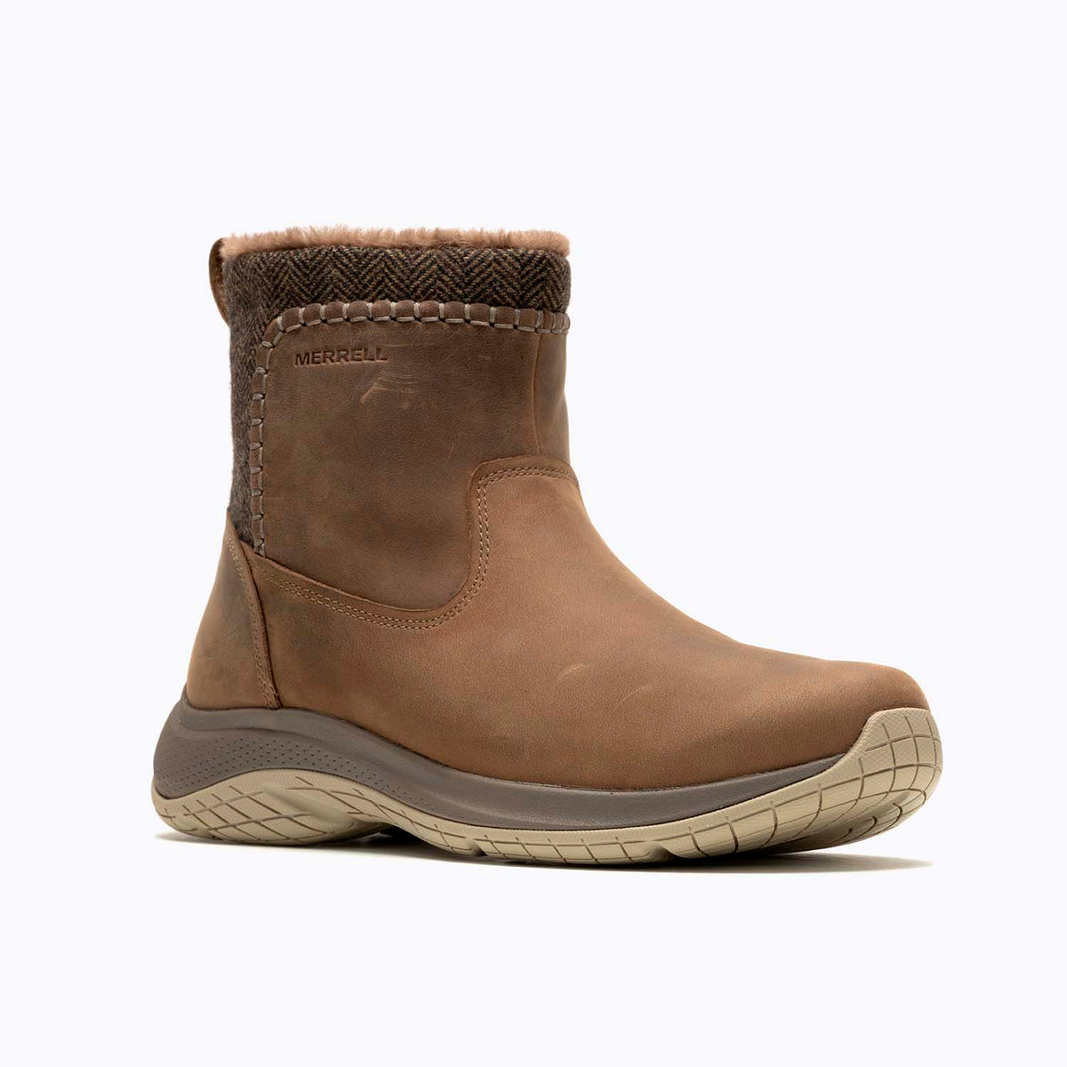 Botin Mujer Encore Ice 5 Mid Zip Café Merrell