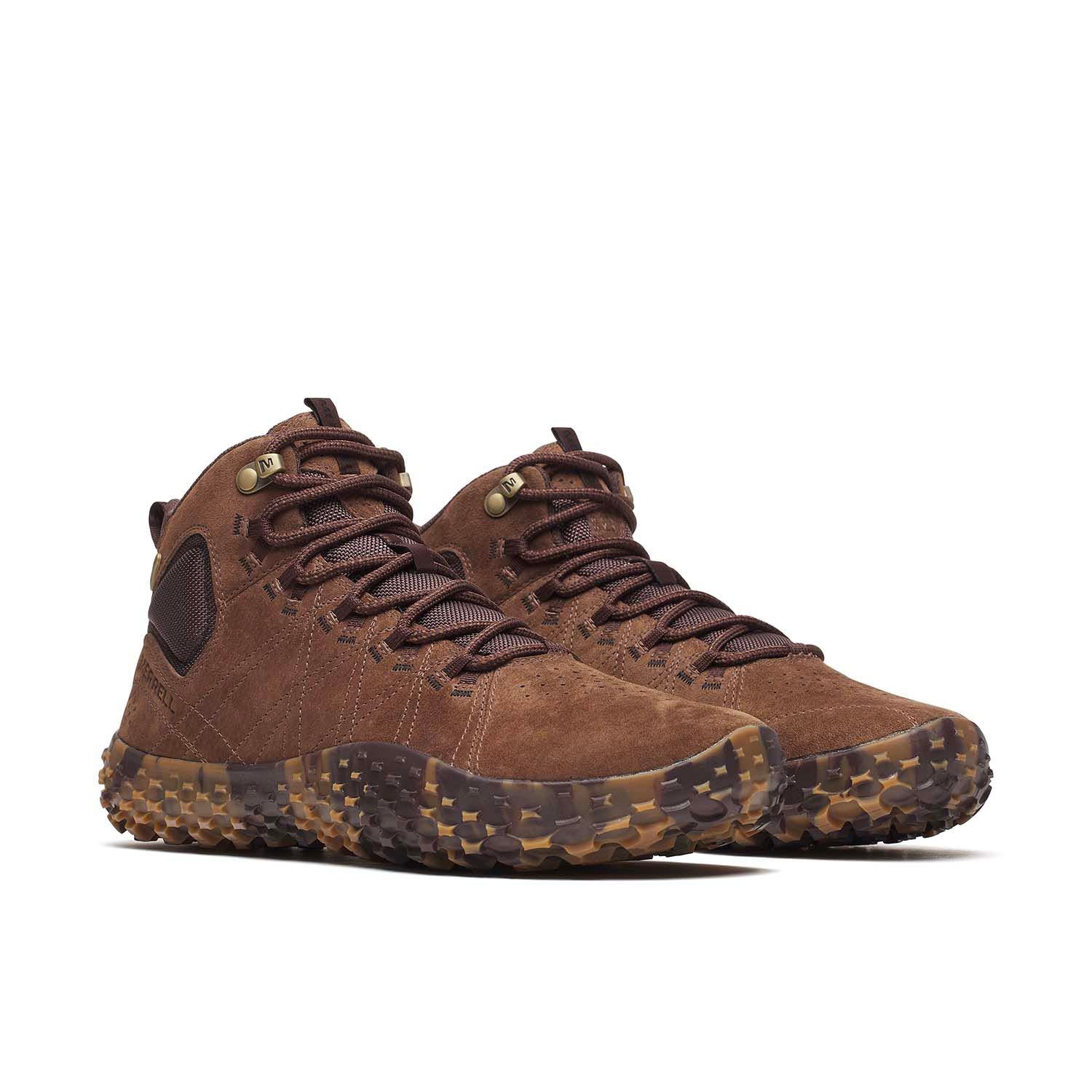 Botin Hombre Wrapt Mid Waterproof Café Merrell