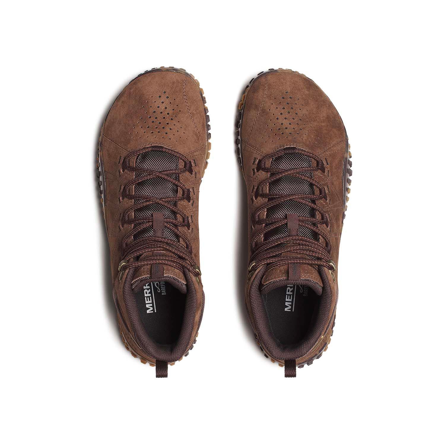 Botin Hombre Wrapt Mid Waterproof Café Merrell