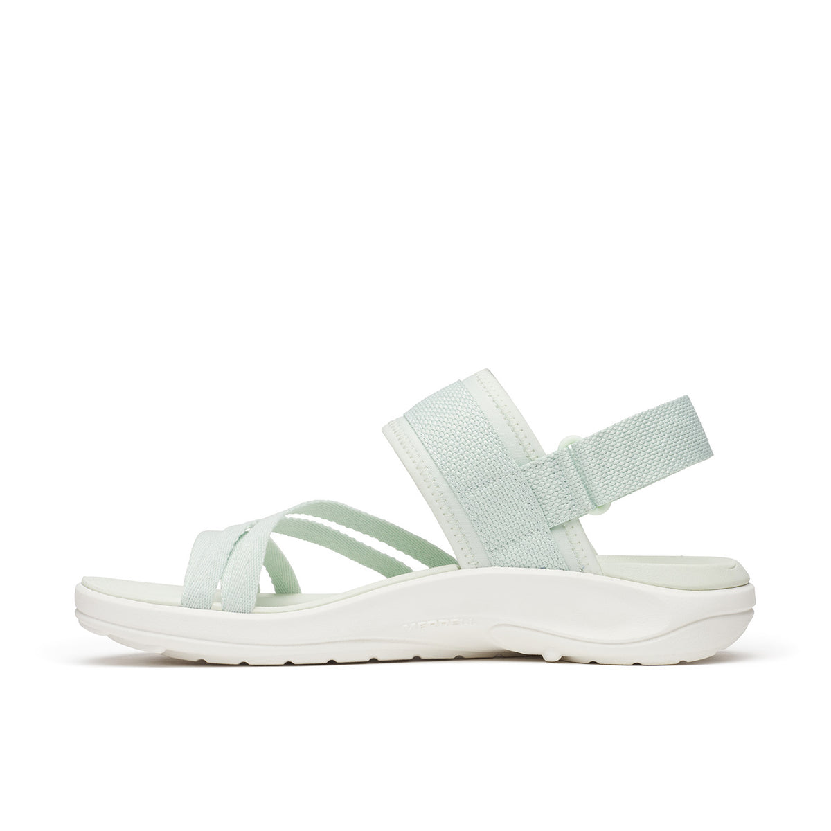 Sandalia Mujer District 4 Backstrap Verde Claro Merrell