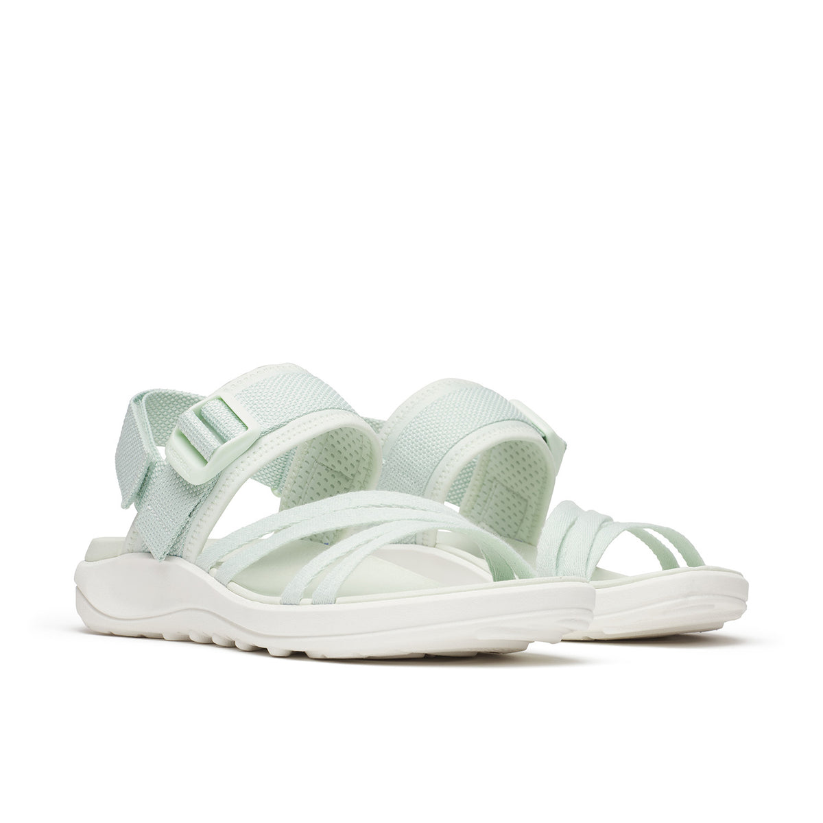 Sandalia Mujer District 4 Backstrap Verde Claro Merrell