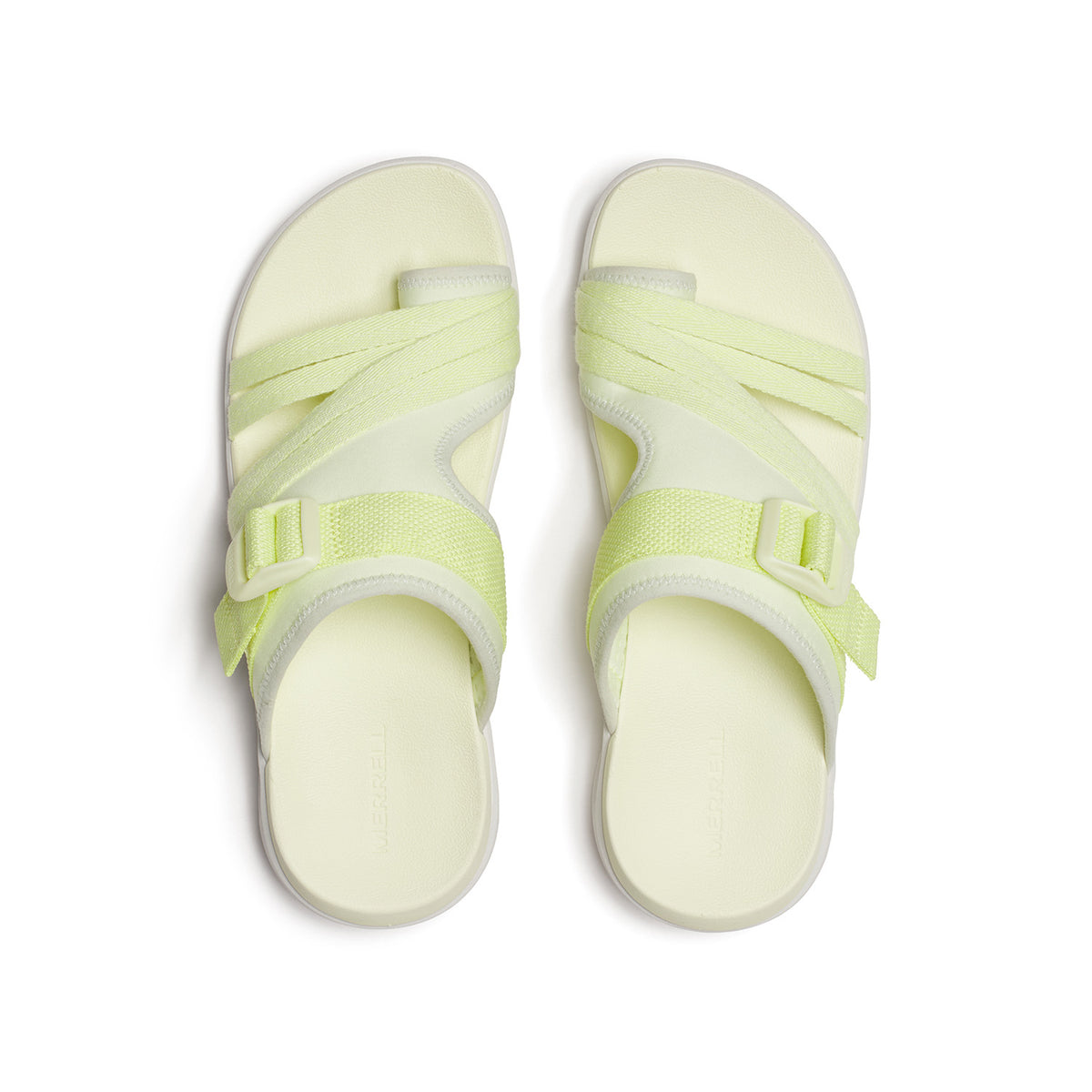 Sandalia Mujer District 4 Post Amarillo Claro Merrell