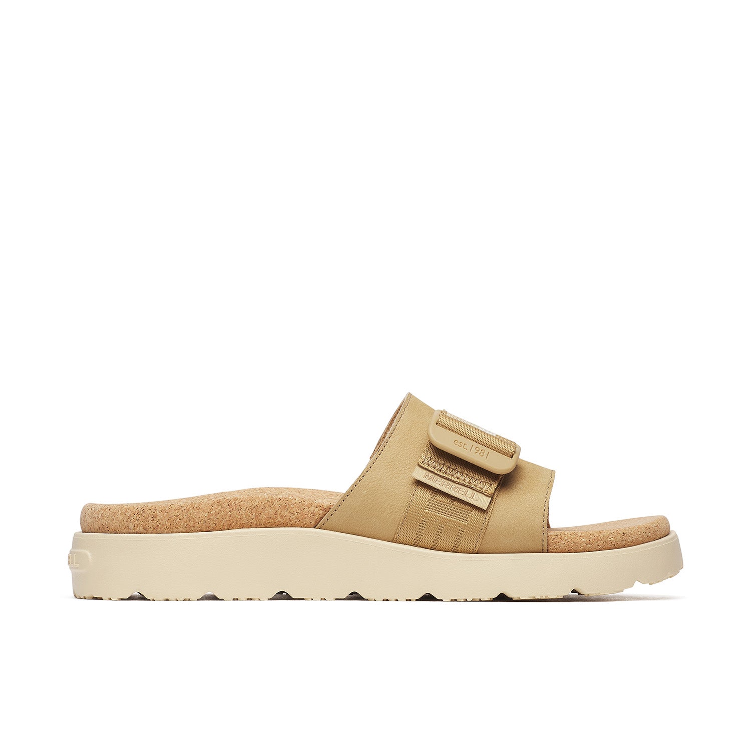 Sandalia Mujer Fleur Slide Beige Merrell