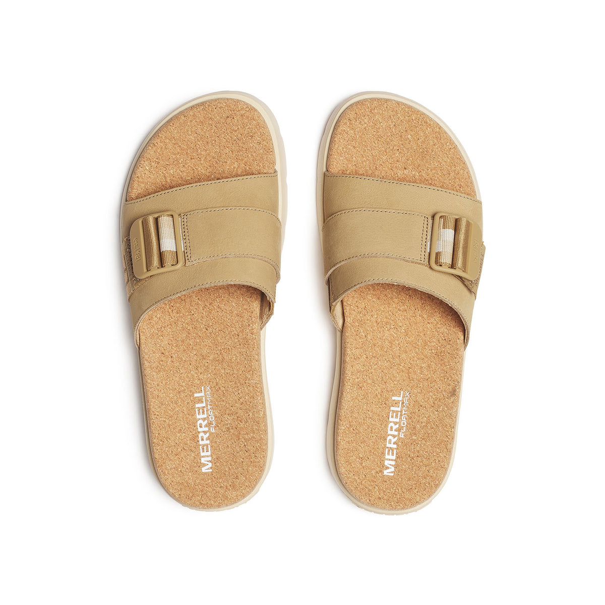Sandalia Mujer Fleur Slide Beige Merrell