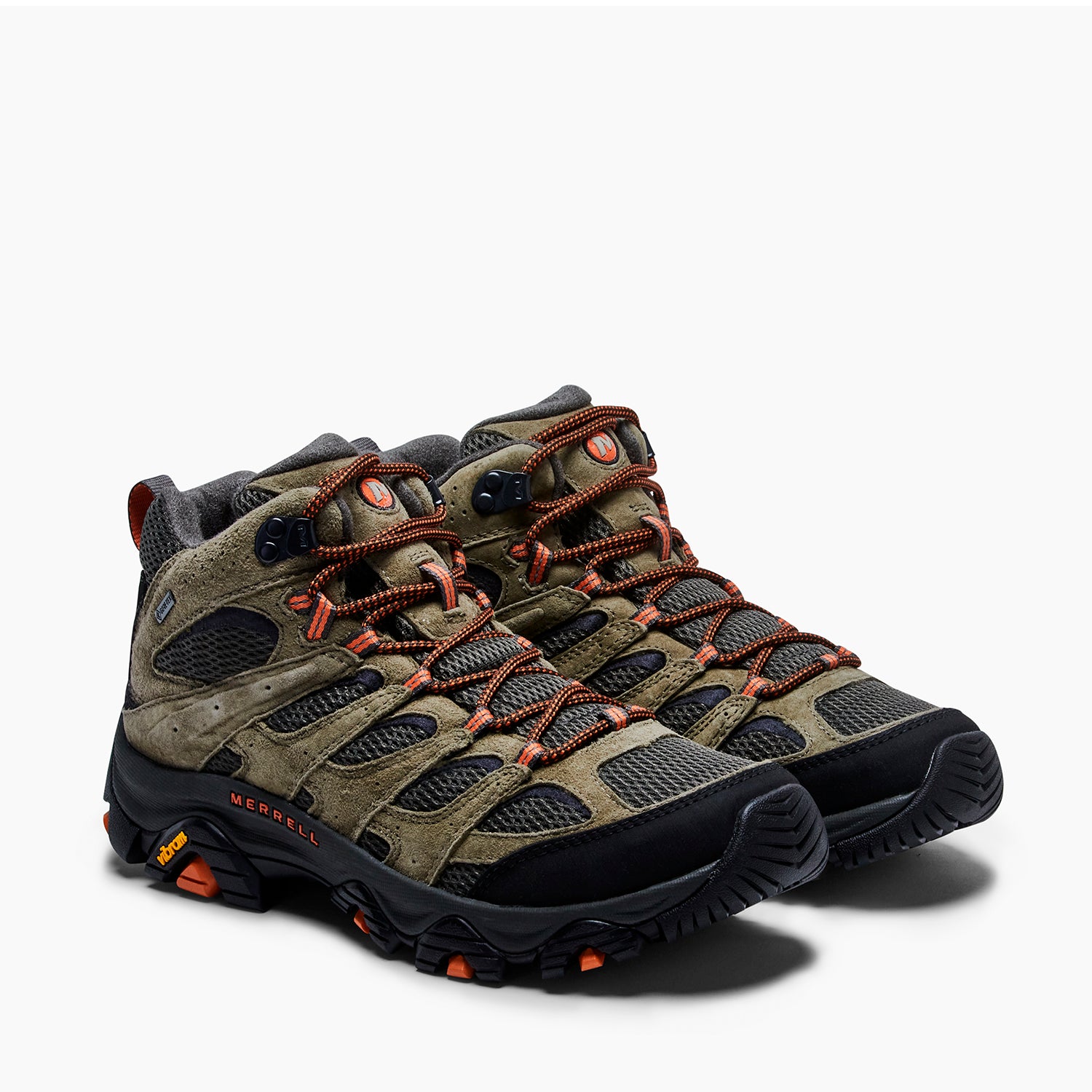 Botin Hombre Moab 3 Mid Gore-Tex Oliva Merrell