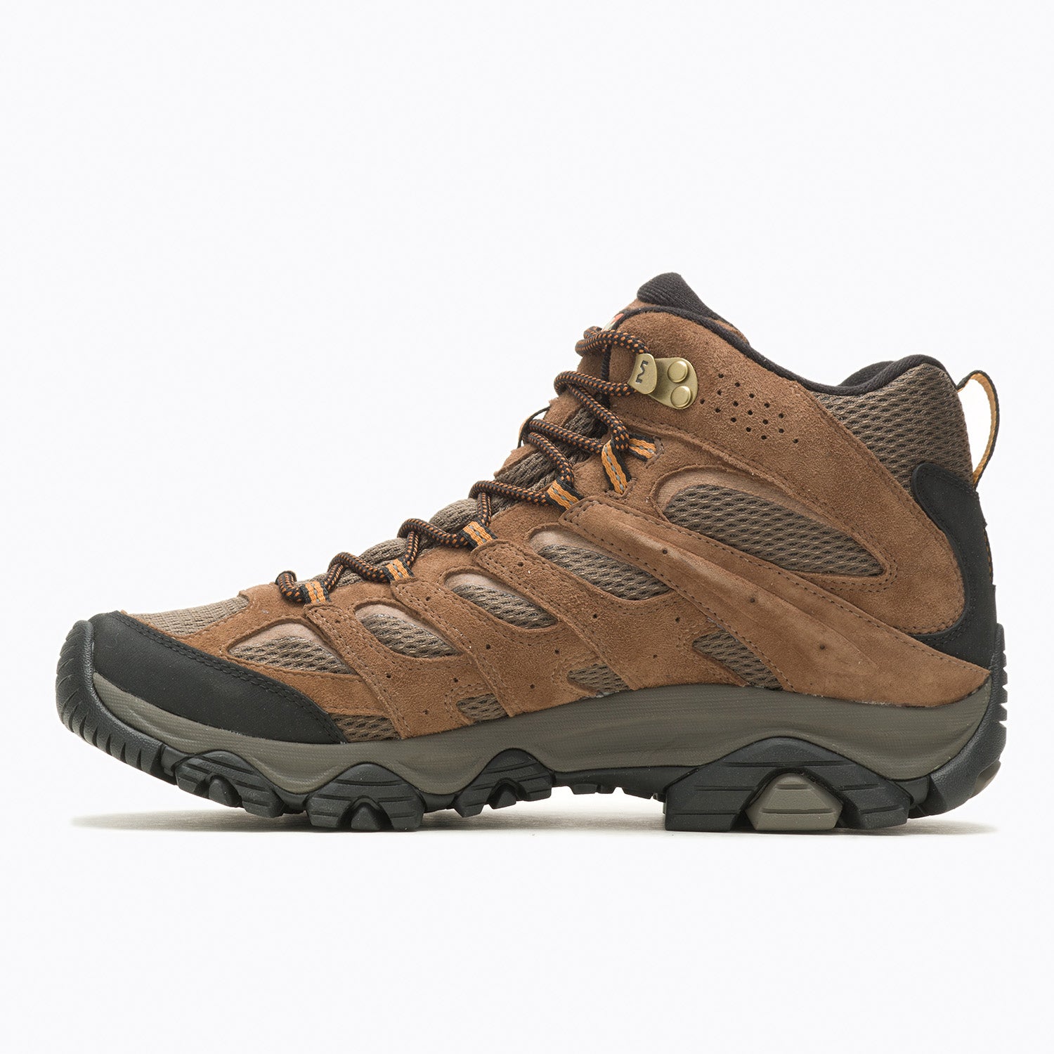Botin Hombre Moab 3 Mid Waterproof Café Merrell