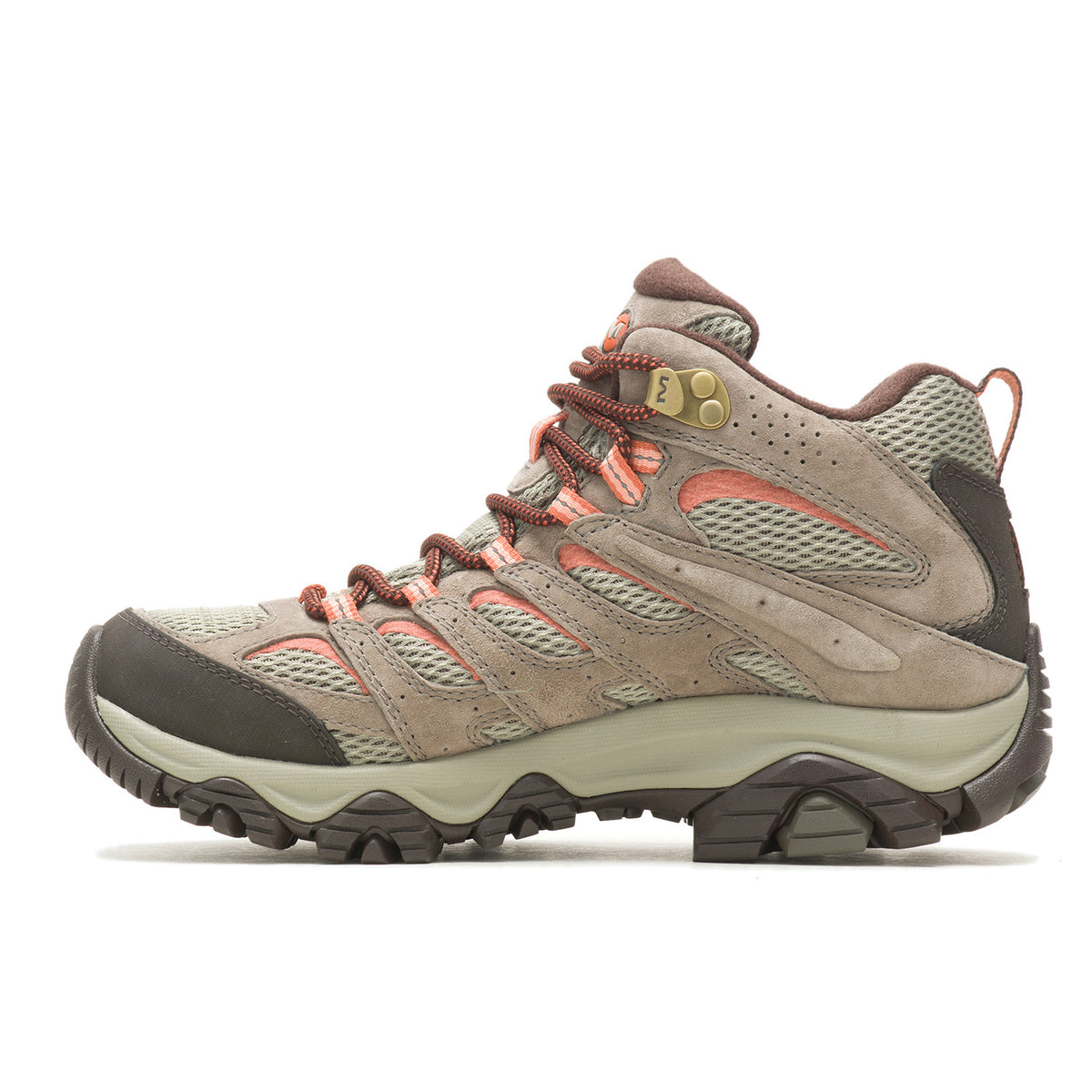 Botin Mujer Moab 3 Mid Waterproof Café Claro Merrell