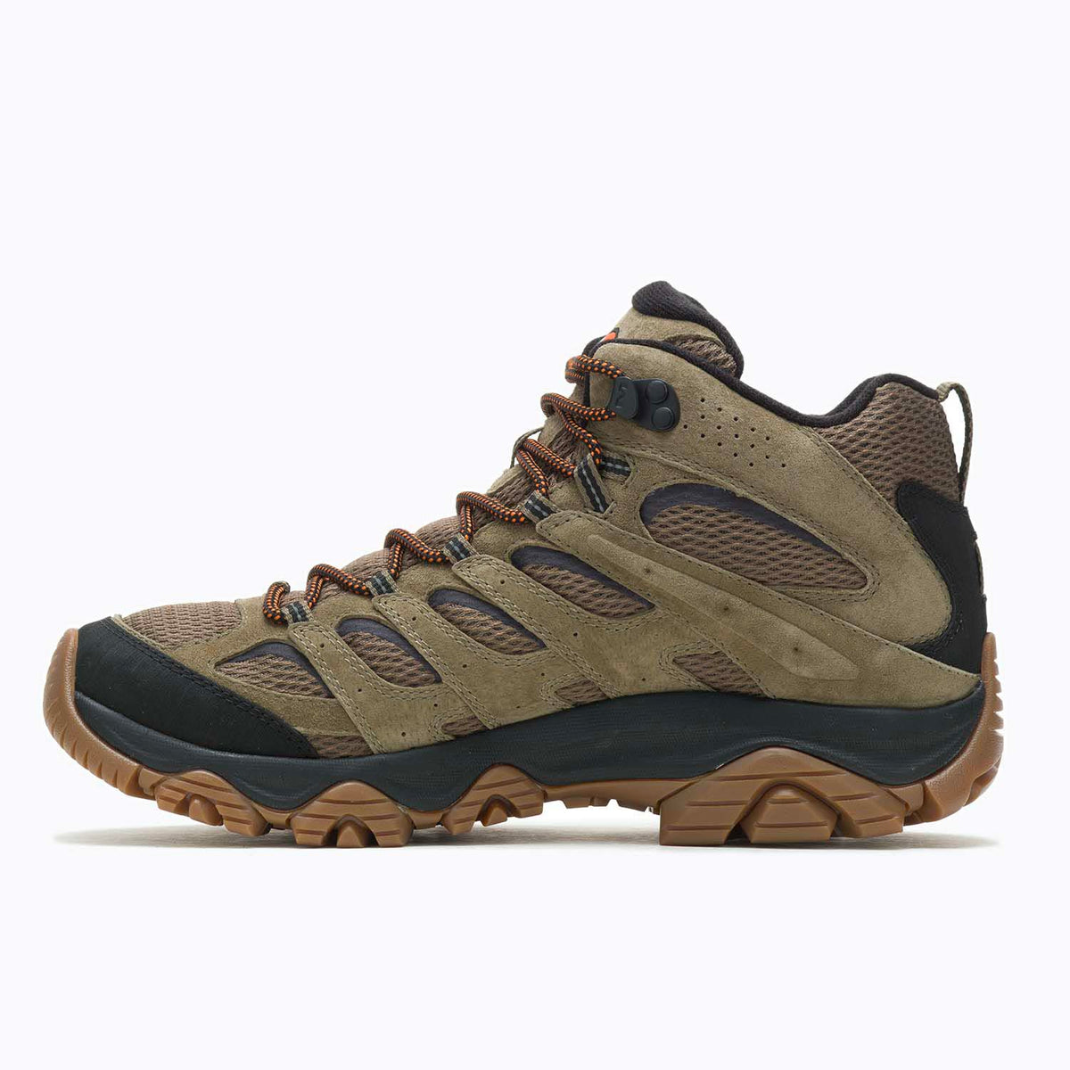Botin Hombre Moab 3 Mid Waterproof Oliva Merrell