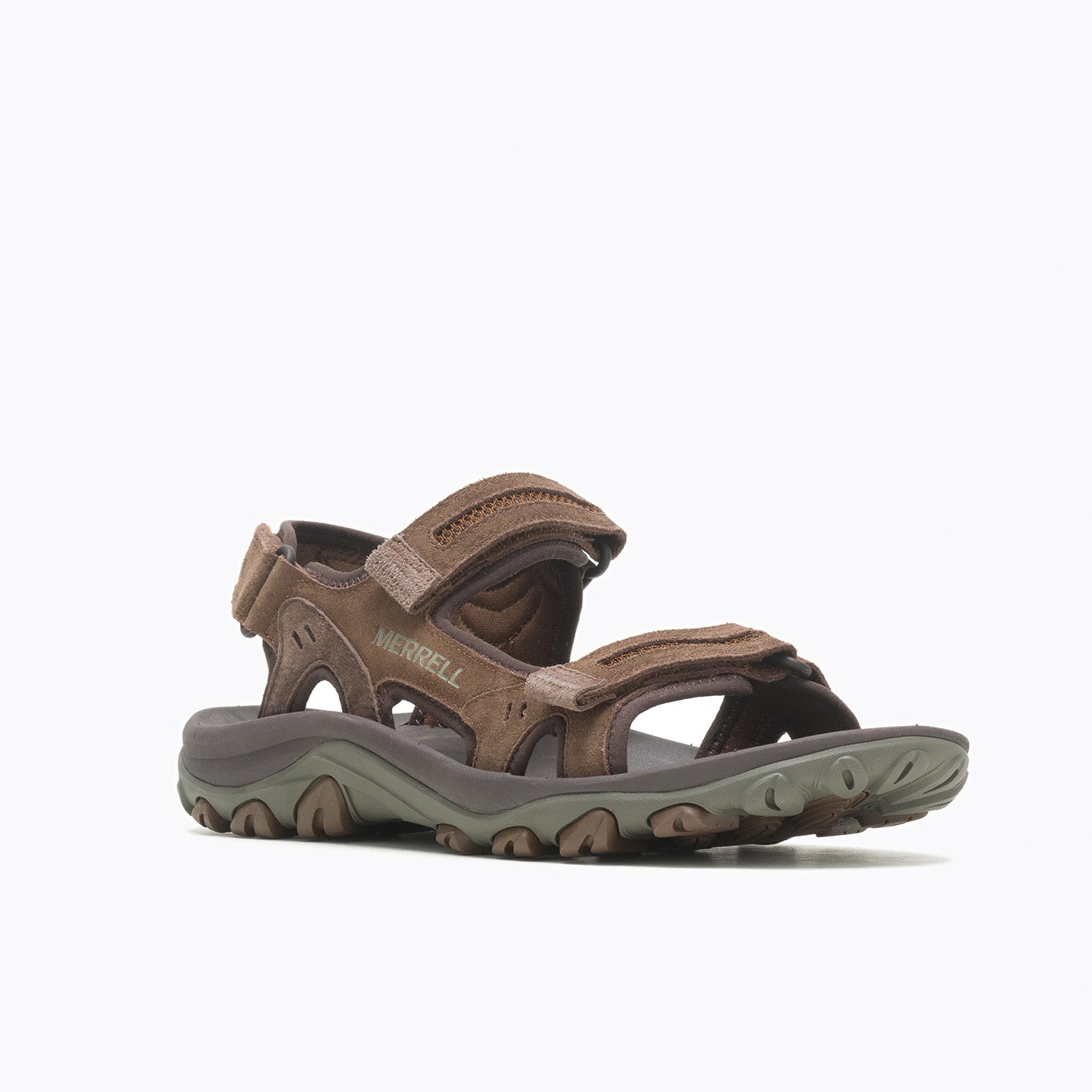 Sandalia Hombre Huntington Leather Convert Café Merrell