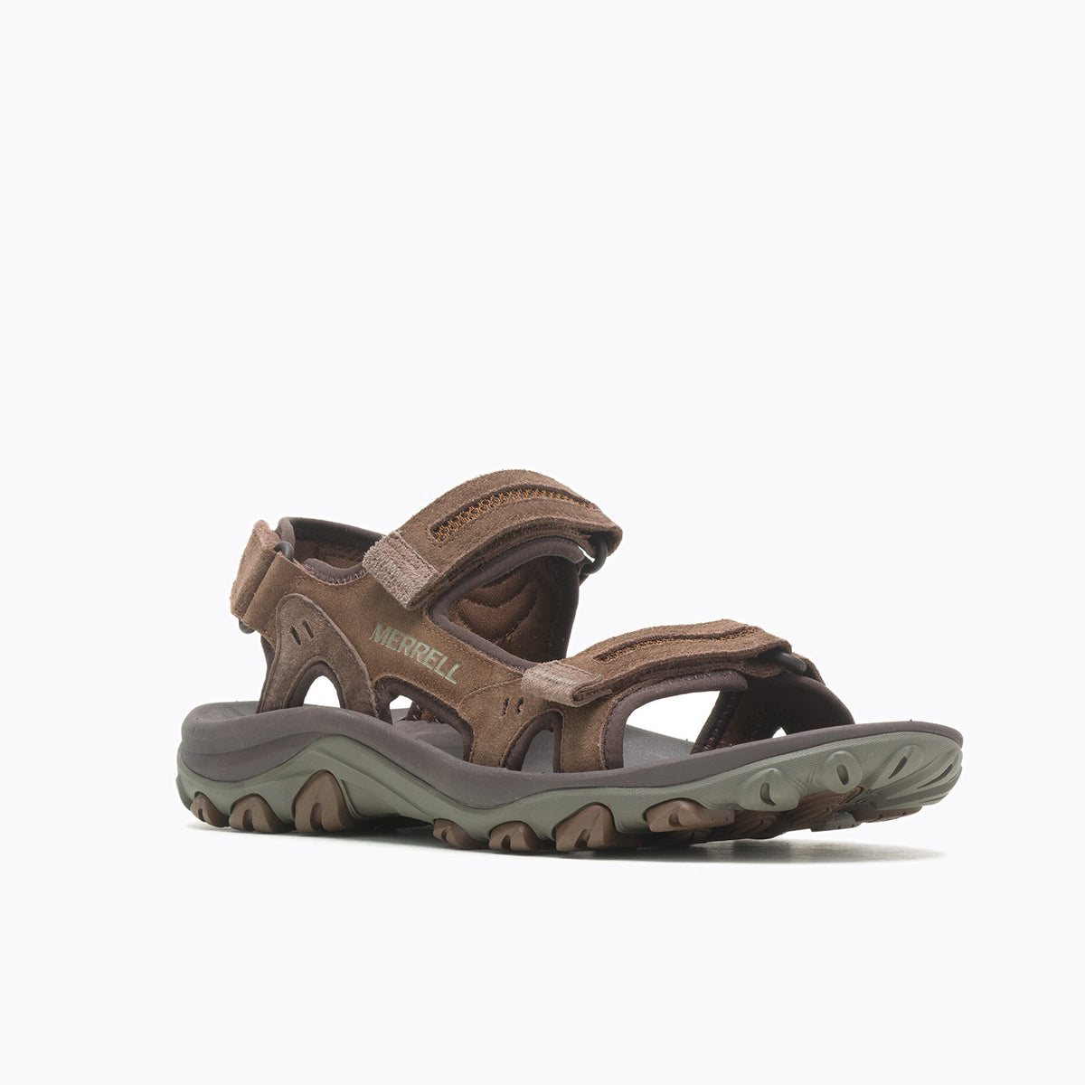 Sandalia Hombre Huntington Leather Convert Café Merrell