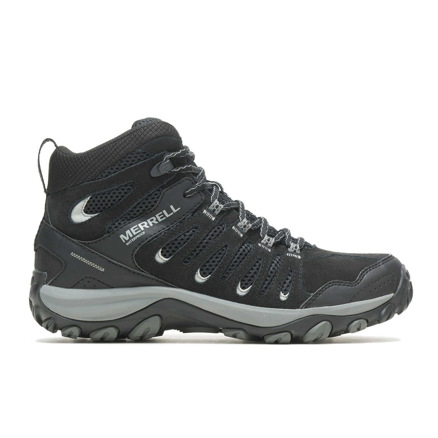 Botin Hombre Crosslander 3 Mid Waterproof Negro Merrell