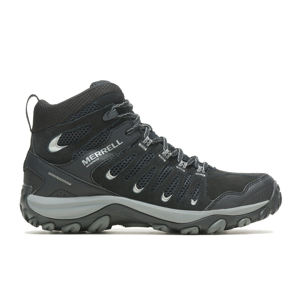 Botin Hombre Crosslander 3 Mid Waterproof Negro Merrell