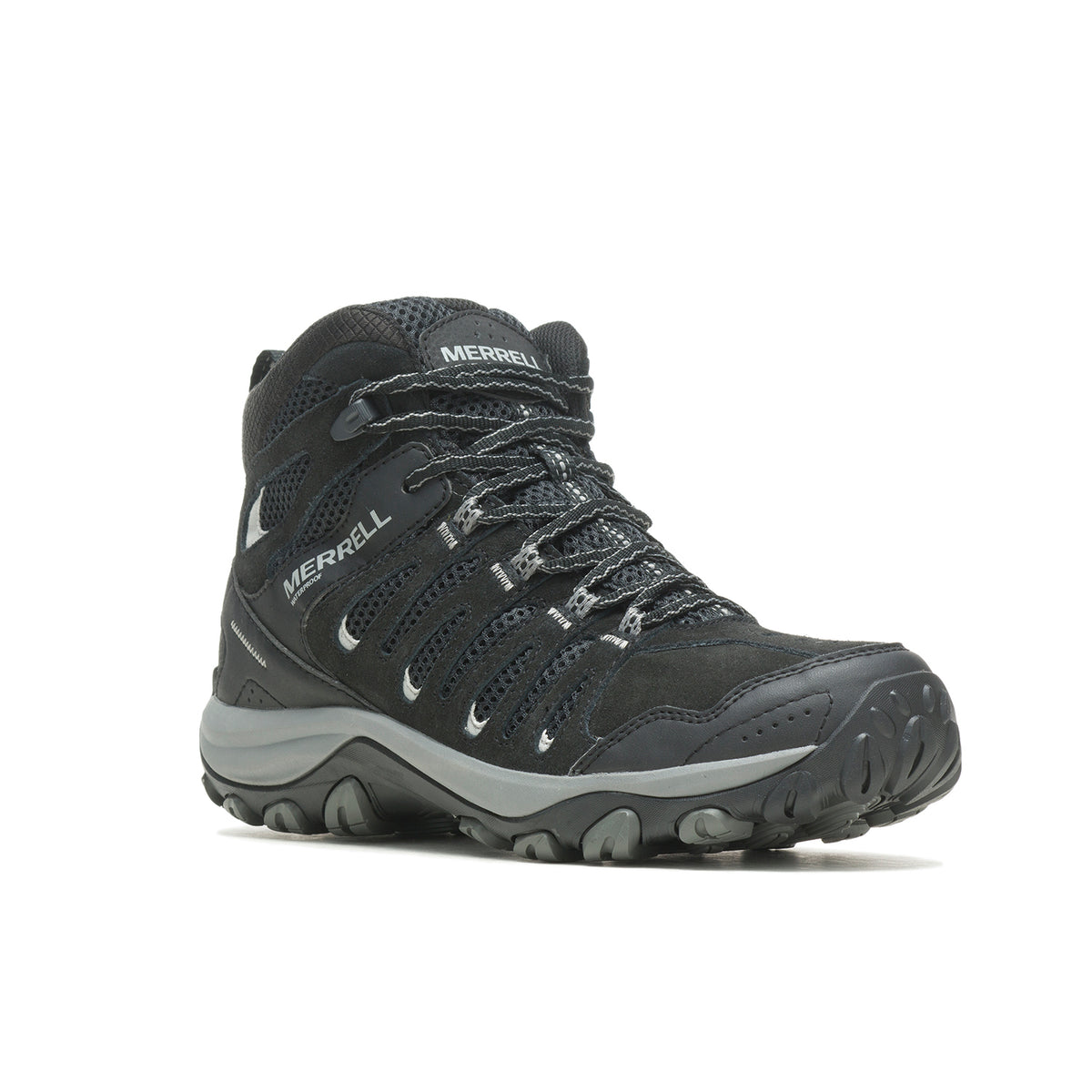 Botin Hombre Crosslander 3 Mid Waterproof Negro Merrell